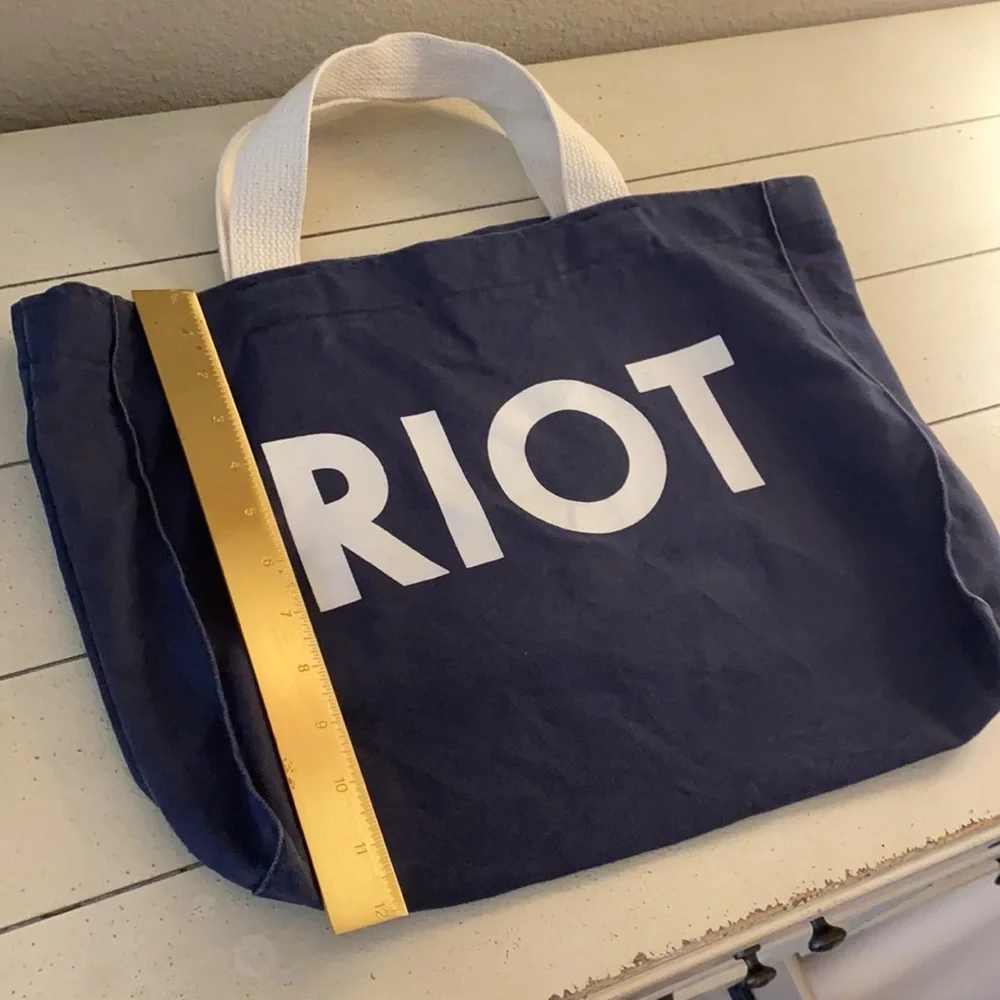 sub-urban RIOT navy blue & white bag - Picture 3 of 5